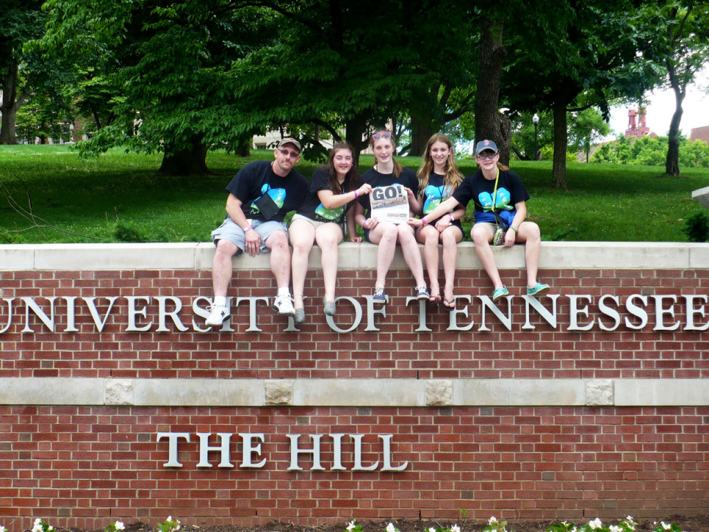 The Destination Imagination team from Rundlett Middle School made the trek to Knoxville, Tenn., for the Global Final at the University of Tennessee during the final week in May. And will you look at that, they brought the Insider along with them! If we had been judges, that would have been enough to lock up first place!