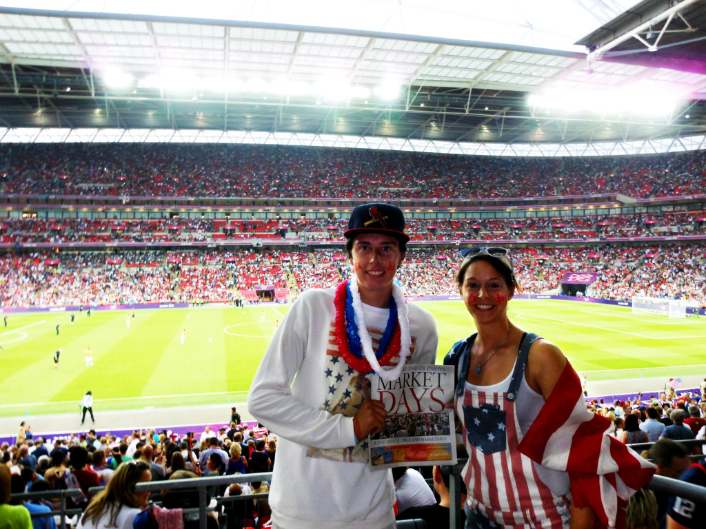 Jess Woodworth went to the Olympics this summer in London, England – and she brought the Insider with her! Above, her and her brother Shawn have been transformed into lean, mean, USA-cheering machines for the gold medal match between Japan and the United States. Thanks for sending in the picture, Jess. Here at the Insider, showcasing cool pictures like this is our goooooooooooooooooooooooooooooooooooooooooooal! So, if you bring the Insider with you on a trip, send your pictures to news@theconcordinsider.com.