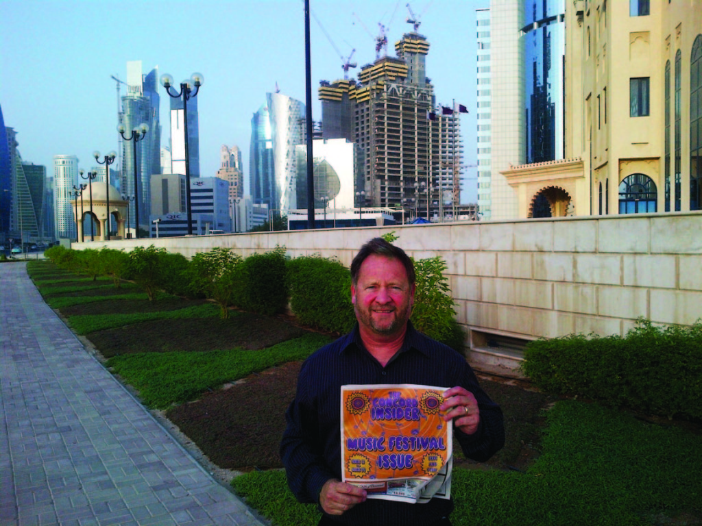 Reader Tom Gilson took the Insider with him on a business trip – all the way to Qatar! Check out all the high-rises going up behind him. Qatar, country of industry! If you take the Insider with you on a trip to an exotic locale, please send us a picture at news@theconcordinsider.com and we’ll print it here. Thanks!
