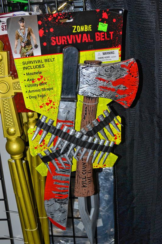If zombies were ever going to strategically attack, it would be on Halloween, so you got to be prepared. (TIM GOODWIN / Insider staff) - 
