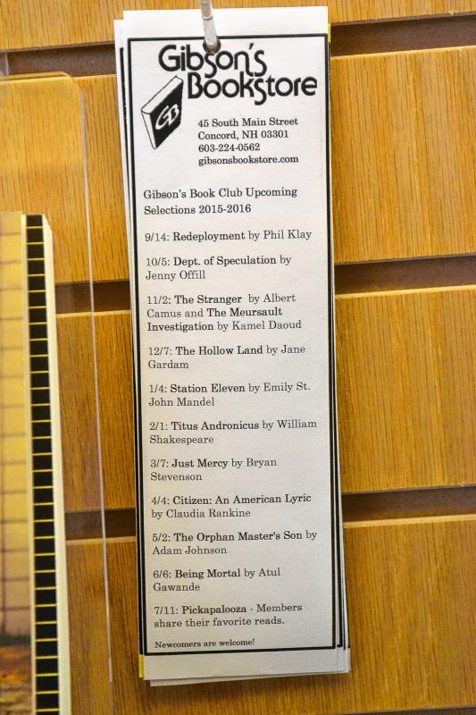 You can also get a nifty bookmark with the titles as well.  (TIM GOODWIN / Insider staff) - 
