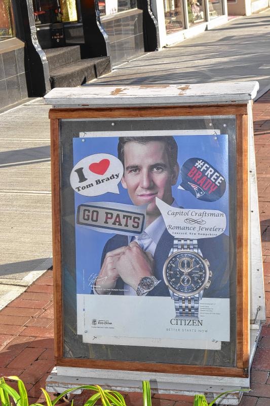 Okay, so maybe the construction crews didn’t put up this awesome sign, but it is totally worth showing you anyway. Nice watch, Eli! Maybe it will help you with clock management? (TIM GOODWIN / Insider staff) - 
