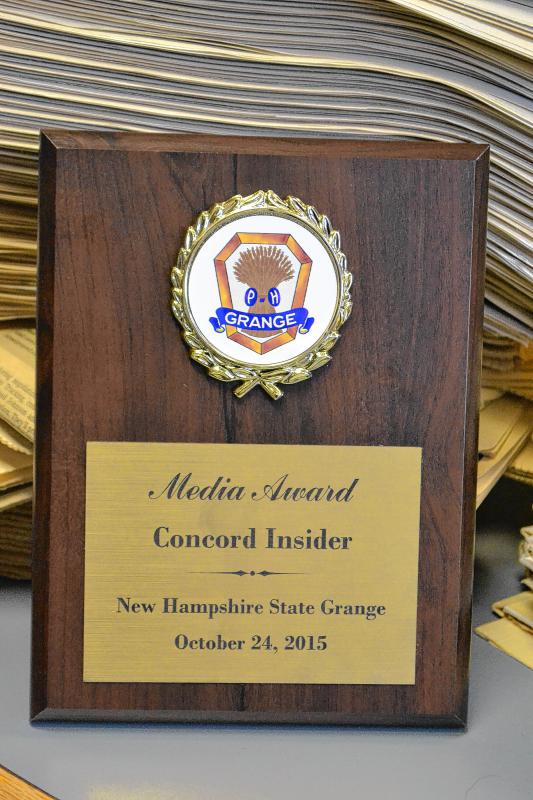 Check it out. That’s an actual plaque with the “Insider” name on it, and we didn’t even have to make it ourselves! What’s holding up the plaque for the picture you ask? Just years of our hard work. (TIM GOODWIN / Insider staff) -