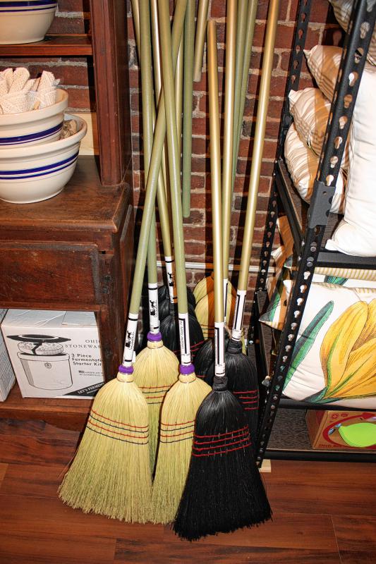 In Pennsylvania, they make their brooms with black bristles. Well, some of them, anyway. (JON BODELL / Insider staff) - 
