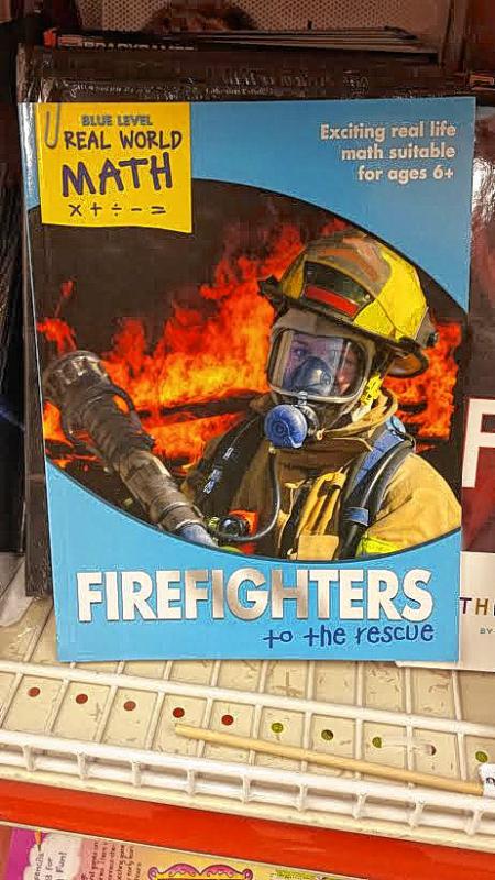 When we think of learning math, obviously the first thing that comes to mind is firefighters. Math is probably the No. 1 thing they use on the job, outside of water and protective gear. (TIM GOODWIN / Insider staff) - 
