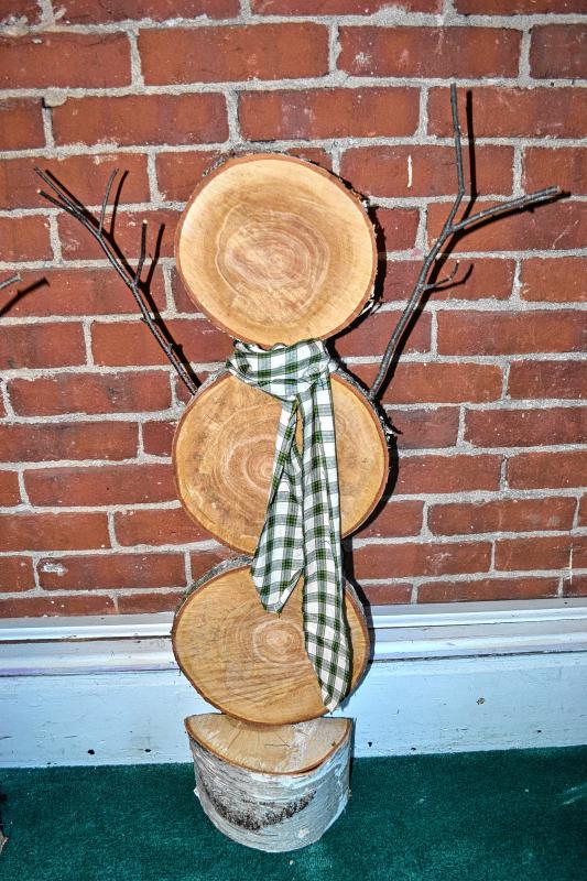 This makes a great addition to a log cabin holiday decor. (TIM GOODWIN / Insider staff) - 
