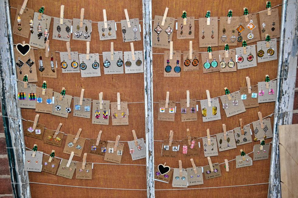 You’ll find earrings for just about any occasion. (TIM GOODWIN / Insider staff) - 
