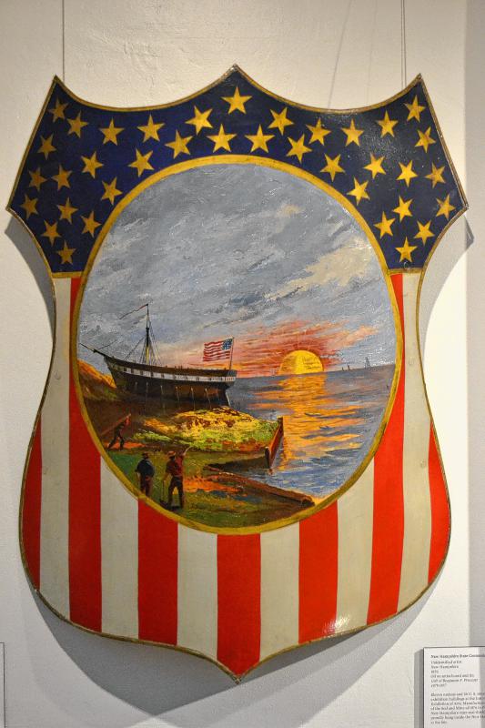 New Hampshire State Centennial Shield, 1876. (TIM GOODWIN / Insider staff) - 