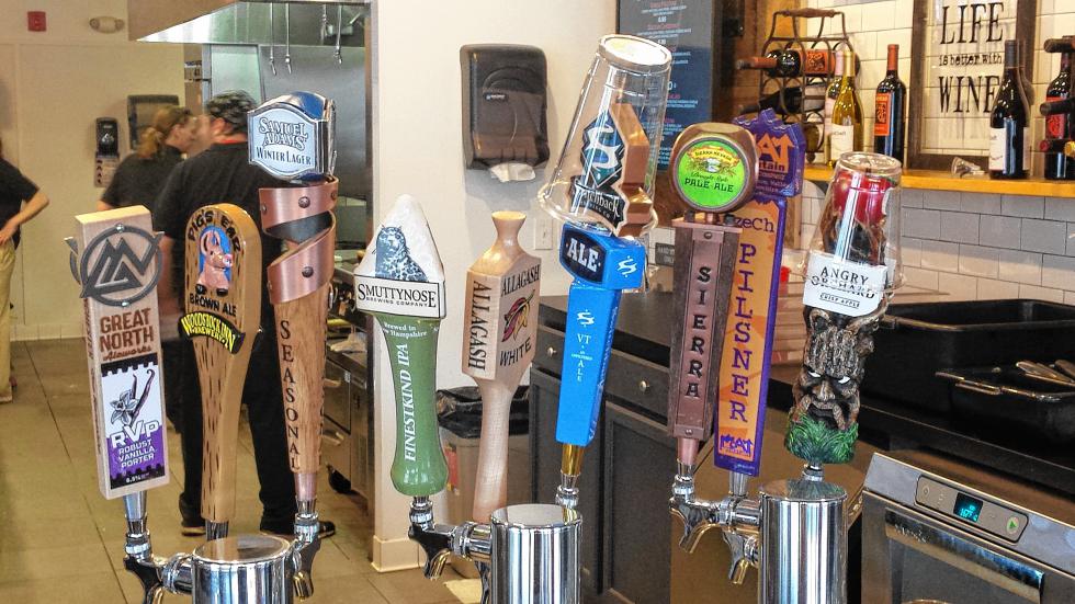 Vibes offers a solid selection of craft beers. There's also wine, but it was harder to photograph. (TIM GOODWIN / Insider staff) - 
