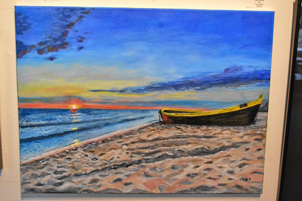 Beach Sunrise, Terry Calder. - 
