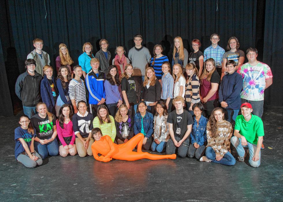 Last year's group of Senior One Acts participants. (Courtesy) - Larry Crowe |
