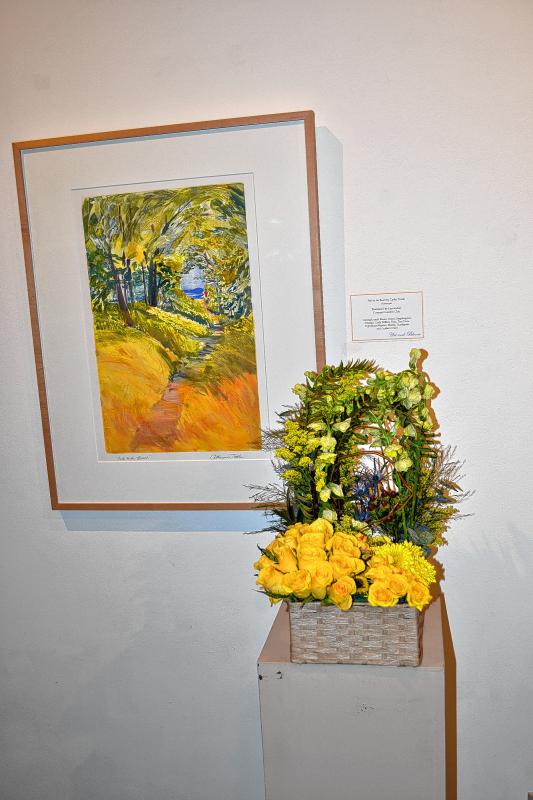 See how close the designer made this look like the art work at last year’s Art and Bloom. We can’t wait to see what they come up with this year. (Insider file photo) -