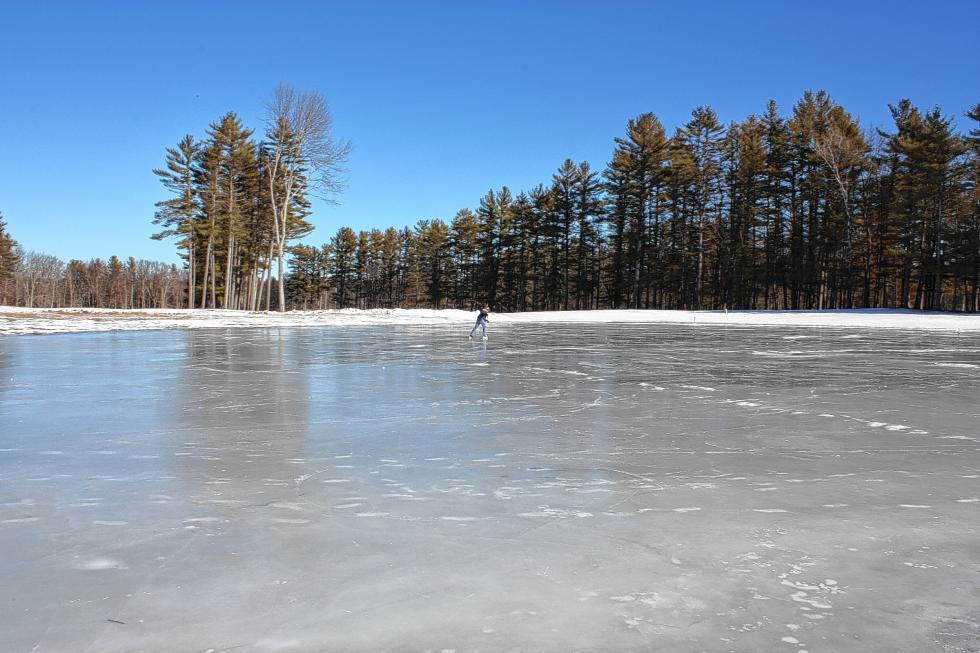Phil Gaynor had the ice to himself at Beaver Meadow for a little while. (JON BODELL / Insider staff) -