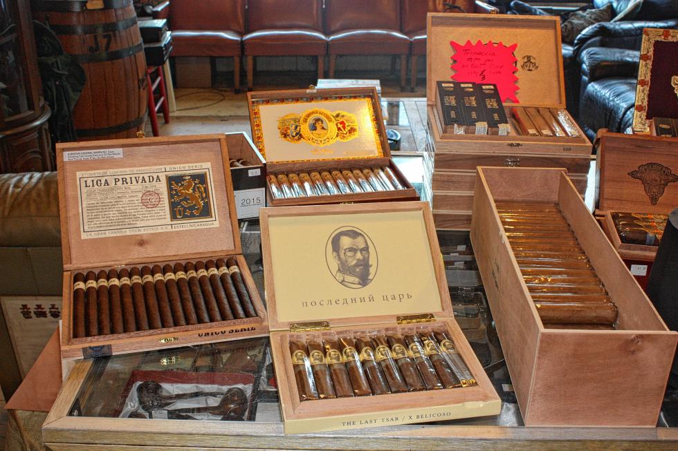Here are some of Castro's finer cigars. (JON BODELL / Insider staff) -
