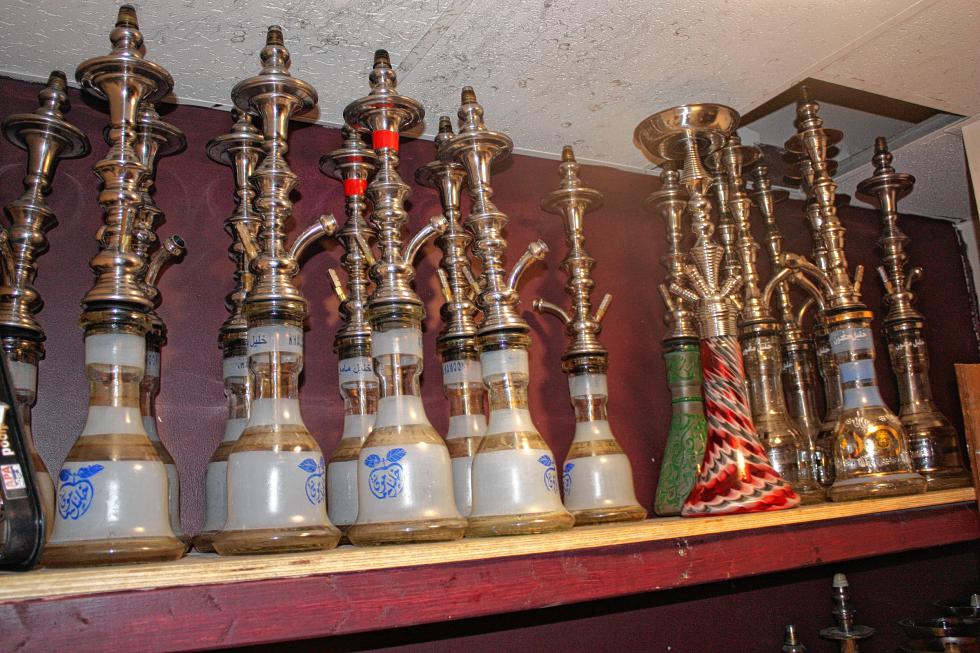 Chi Cha has tons of high-quality hookahs for your puffing pleasure. (JON BODELL / Insider staff) -