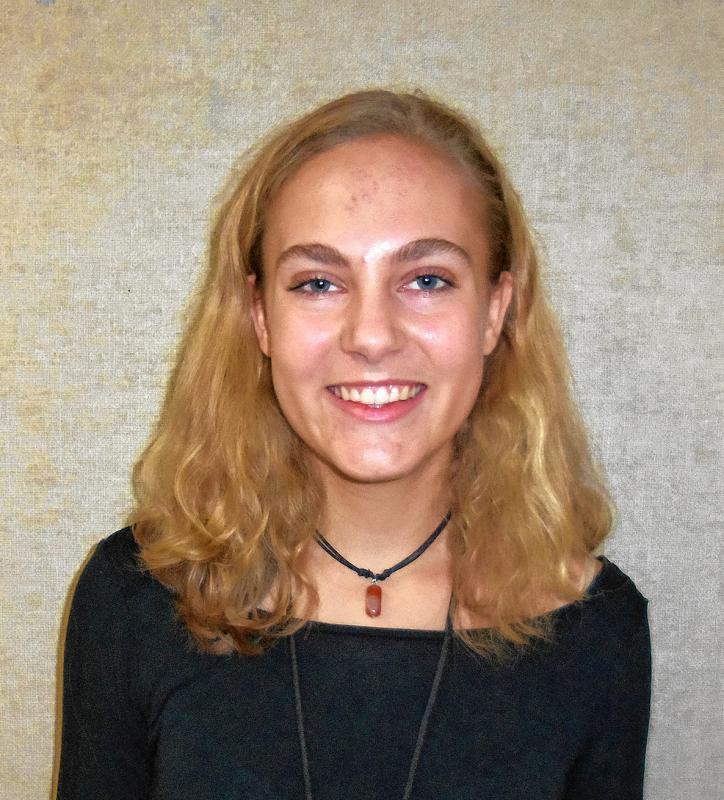 Olivia Burdette, The Derryfield School One word that describes me: Open-minded Two qualities of a good leader: Good listening skills, strong public speaker If I could spend the day with anyone: Gayle Waters-Waters (Courtesy) -