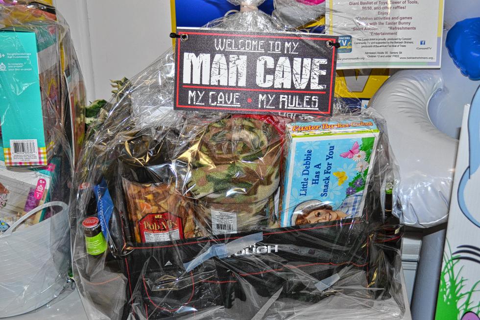 We’d like to win that one. The Man Cave basket. (TIM GOODWIN / Insider staff) -