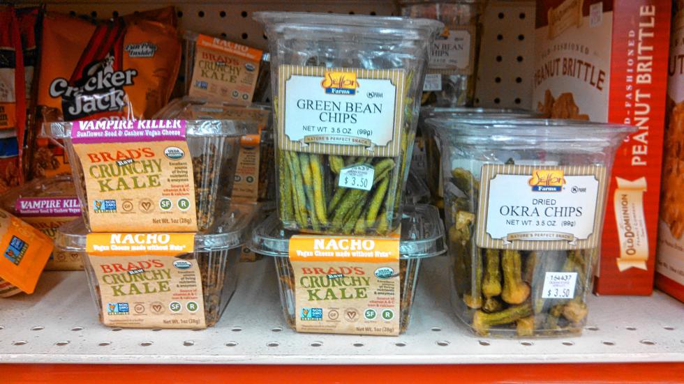 Everyone gets candy in their Easter basket, but what would the dentist think about that? This Easter, go for some healthier options, like dried okra, green beans or kale. Mmmm. (JON BODELL / Insider staff) -