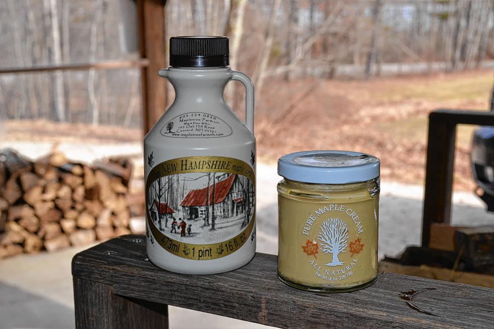 Fresh syrup and maple cream at Mapletree Farm. (TIM GOODWIN / Insider staff) -