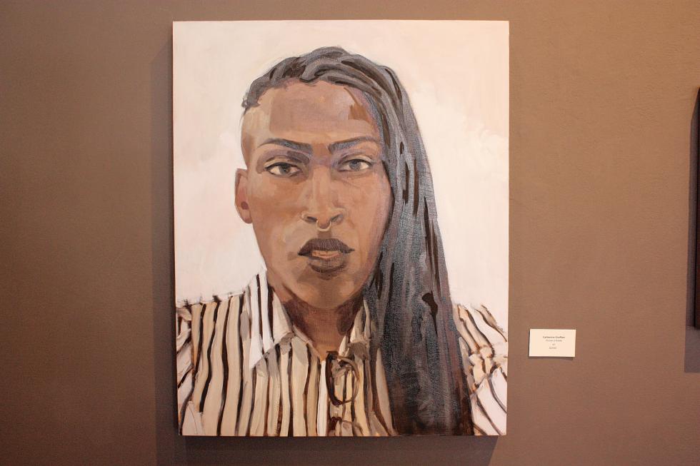 'Portrait of Brielle' by Catherine Graffam, oil.  (JON BODELL / Insider staff) -