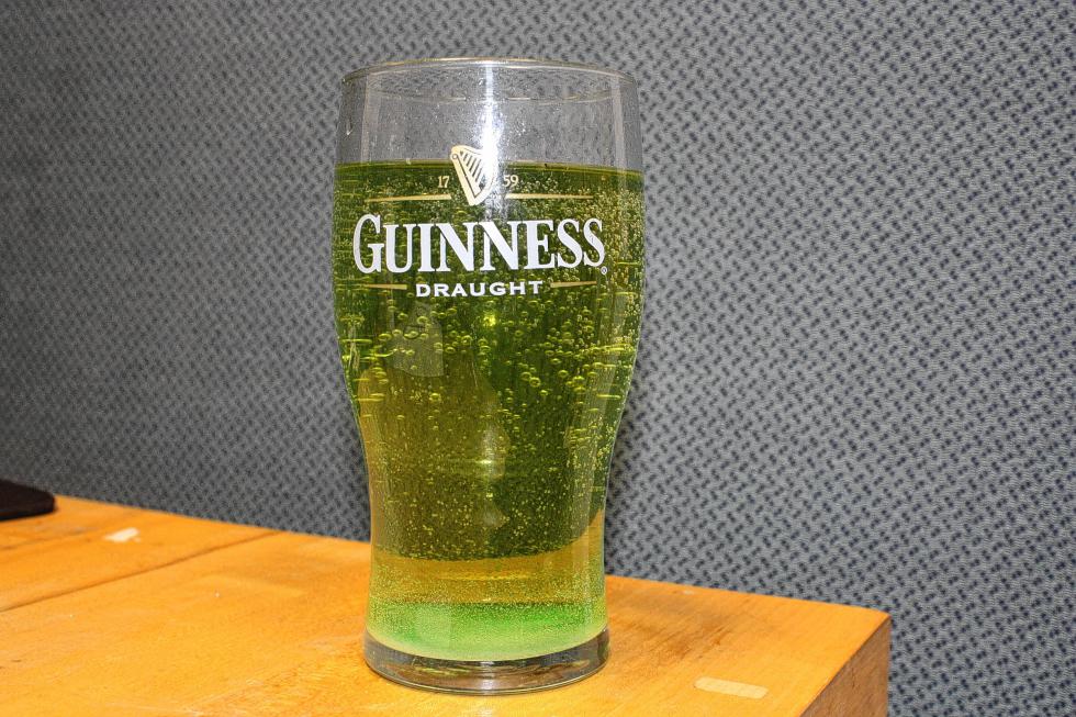 St. Patrick's Day is probably the only day of the year where you'll order some green beverages – unless you're just a big Midori fan or something. (JON BODELL / Insider staff) -