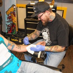We checked out the start-to-finish tattoo process at Buzz Ink