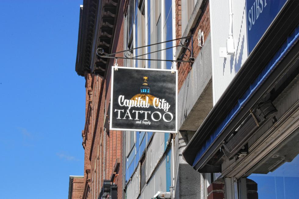 Capital City Tattoo is somewhat of a hidden gem on North Main Street. It's upstairs! (JON BODELL / Insider staff) -