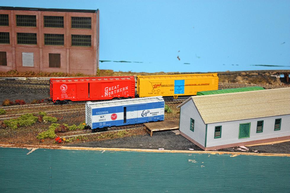 Some pieces of the Concord Model Railroad Club's layout. (JON BODELL / Insider staff) -
