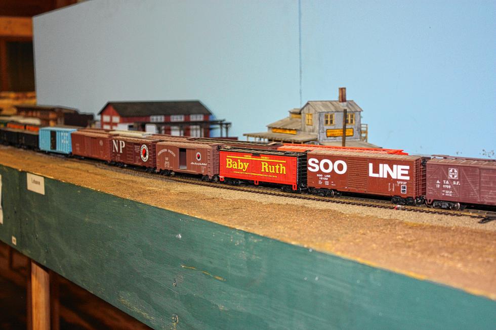 The trains weren't running during last week's meeting of the Concord Model Railroad Club. (JON BODELL / Insider staff) -