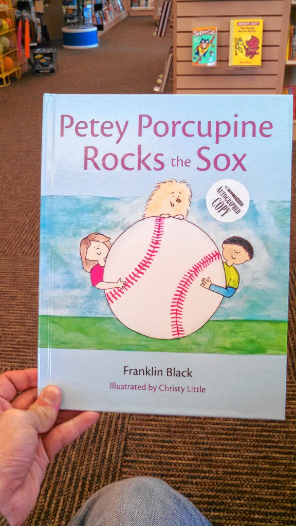JON BODELL / Insider staffPick up a signed copy of “Peter Porcupine Rocks the Sox” at Gibson's Bookstore while you still can!