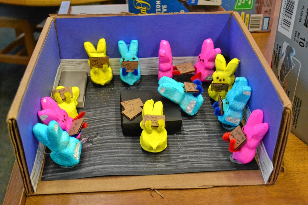 Tim Goodwin—Insider staffThe Concord Public Library held a Peeps diorama contest so we had to take pictures of the entries.