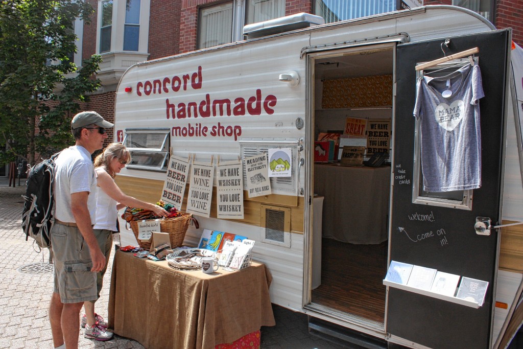 The Concord Handmade mobile shop