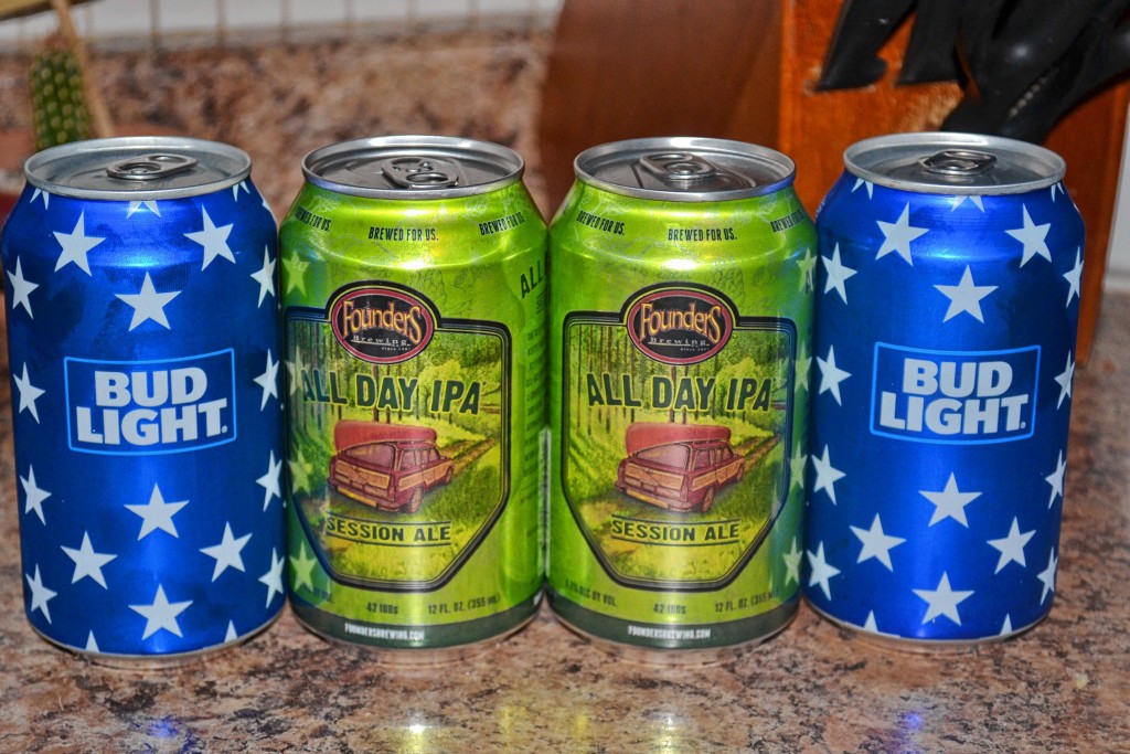 Tim Goodwin / Insider staffFounders All Day IPA and Bud Light are two of the five beers that will be at Market Days this year. And just so you know, they will come in draft form and not cans.