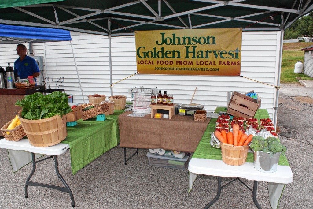 JON BODELL / Insider staffJohnson Golden Harvest sells locally grown produce in the Champny’s Fireworks parking lot.