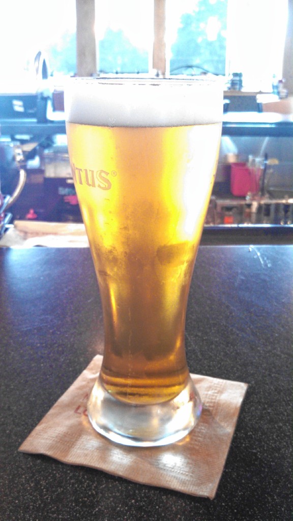 JON BODELL / Insider staffHenniker Brewing Co.’s Miles & Miles Dry-Hopped Pale Ale, on tap at Applebee’s.
