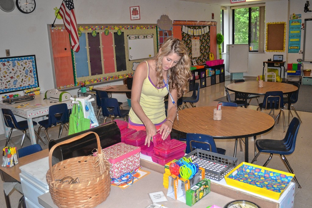 Tim Goodwin—Insider staffWe caught up with Bow Elementary School first grade teacher Brittany Galvin to see what goes into getting ready for a school year.