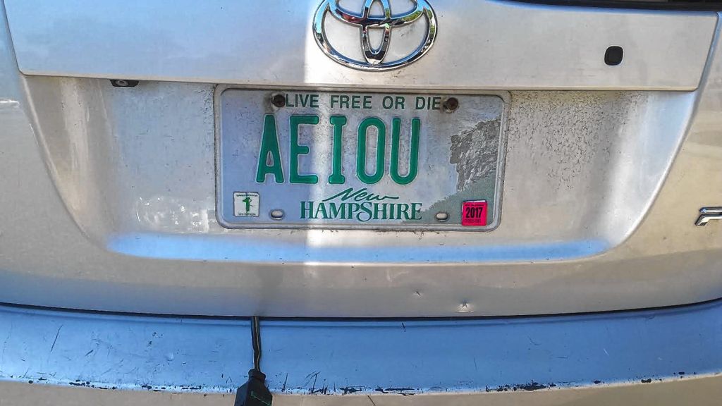 We went in search of the best vanity license plates Concord had to