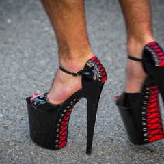 Fellas, break out the heels for Walk a Mile in Her Shoes