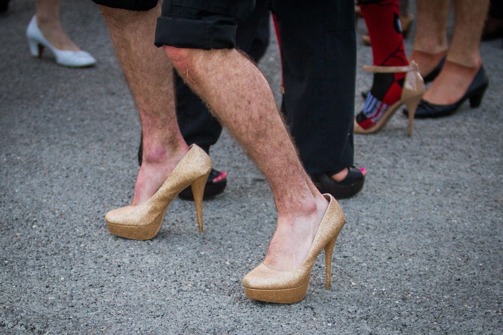 ELIZABETH FRANTZ / Monitor filePlan to see a lot of this kind of stuff at this year’s Walk a Mile in Her Shoes event on Oct. 5 in front of the State House.