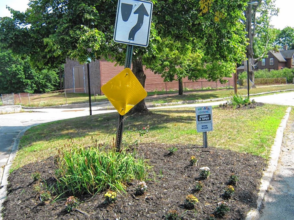 Courtesy—Wayne Wilson adopted three spots in Concord as part of the parks and rec department's adopt-a-spot program.