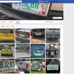 There’s a home for vanity  plates on Facebook
