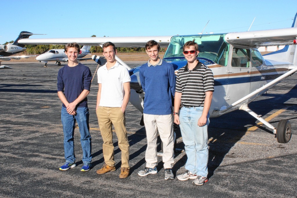 JON BODELL / Insider staffFrom left: Flight students Mason Elle-Gelernter, Jack Rogers, Devan Summers and Tristen Summers are collectively the next big thing in aviation. Look for them in skies near you – just use binoculars, because they'll be pretty far up there.
