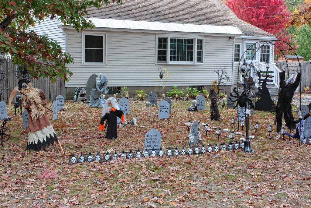 JON BODELL / Insider staff—We drove around Concord to see what kinds of Halloween displays we could find on people's houses.