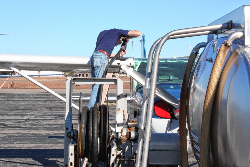 JON BODELL / Insider staff—Pre-flight step 1: Put gas in the plane.