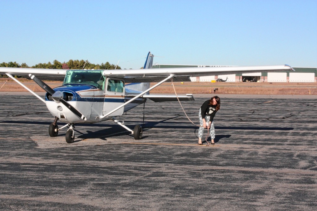 JON BODELL / Insider staff—Pre-flight Step 2: Unstrap the plane from the ground. Can't fly when you're tethered to pavement.