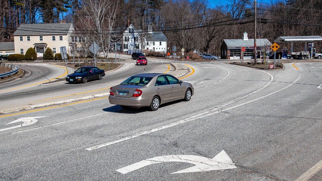 The intersection of Mountain Road, Shawmut Street and East Side Drive will soon have a fancy new roundabout.