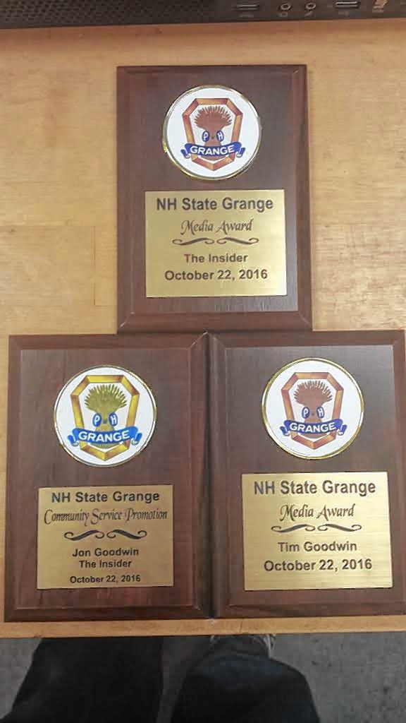 We added a few more awards to the collection thanks to the N.H. Grange.
