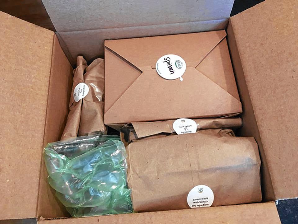 Here's what a meal kit from Local Baskit would look like, if and when you sign up for it.