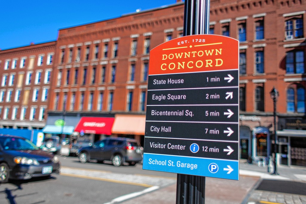 Signs like this now dot the light poles of Main Street. This should help visitors find their way around a little easier than before.