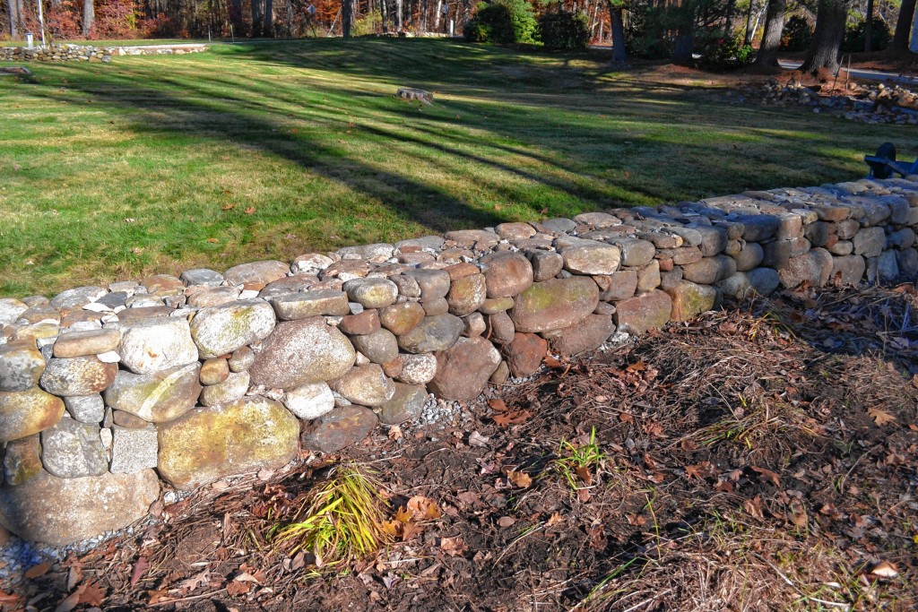 Check out this stone wall being built by Matt Persechino and Nate Vance of Contoocook Stone Works on Hopkinton Road.